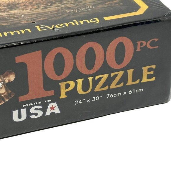 White Mountain Puzzles Terry Redlin Autumn Evening 1000 Piece Puzzle USA - Picture 4 of 6